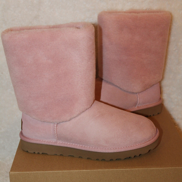 UGG WATER RESISTANT SHEARLING CUFF SUEDE BOOTS NEW - Picture 8 of 8